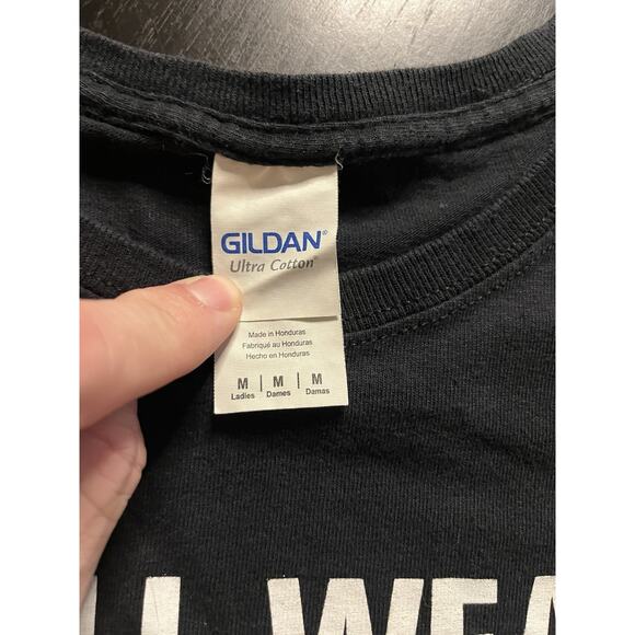 Gildan ComputerGear “I Will Wear Black” Graphic T-Shirt – Size Medium - Picture 5 of 9